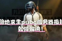 绝地求生未知错误全面排查与高效解决方法深度解析